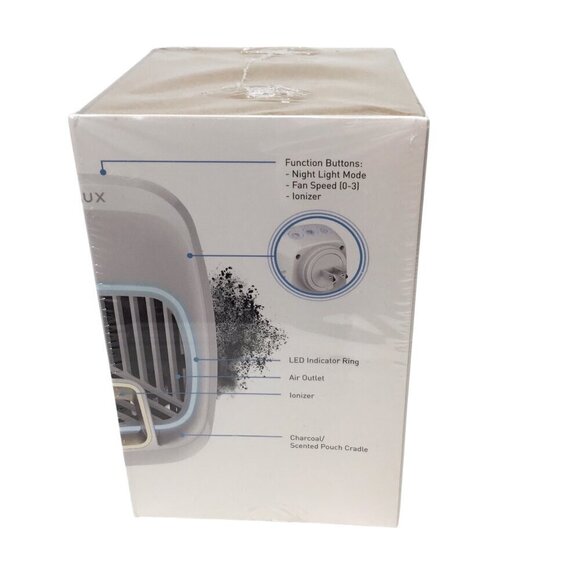 Blaux In-Home Deodorizer Air Purifier Plug In Activated Charcoal Pouch NEW NIB - Picture 2 of 6